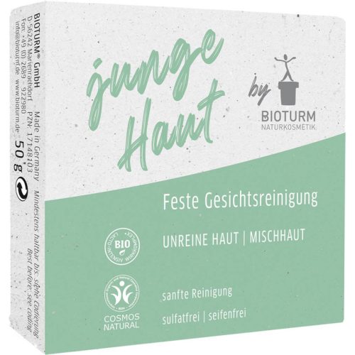 Kostka do mycia twarzy z organicznym miodem, bez mydła, dla nastolatków, COSMOS NATURAL, 50 g, BIOTURM Kostka do mycia twarzy z organicznym miodem, bez mydła, dla nastolatków, COSMOS NATURAL, 50 g, BIOTURM