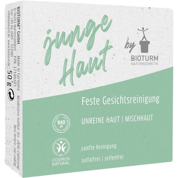 Kostka do mycia twarzy z organicznym miodem, bez mydła, dla nastolatków, COSMOS NATURAL, 50 g, BIOTURM