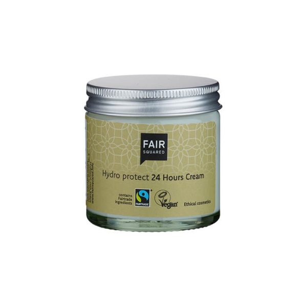 Krem nawilżający 24h, na dzień i noc, z olejem arganowym, regenerujący skórę, certyfikowany FAIRTRADE, 50ml, Fair Squared