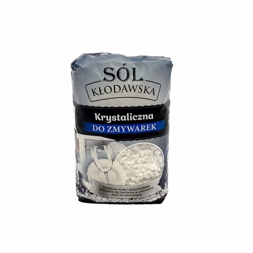 Krystaliczna Sól Do Zmywarek, 1kg, Sól Kłodawska Sól do zmywarek Sól Kłodawska krystaliczna 1kg