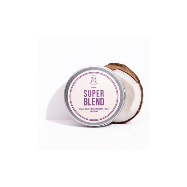 Masło do ciała Super Blend – Masło Shea, Masło Kakaowe, Olej Kokosowy, 150 ml, Cztery Szpaki