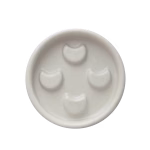 Mydelniczka ceramiczna Lunula ecru matowa Mydelniczka ceramiczna Mohani ecru matowa
