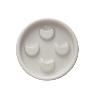Mydelniczka ceramiczna Lunula ecru matowa Mydelniczka ceramiczna Mohani ecru matowa