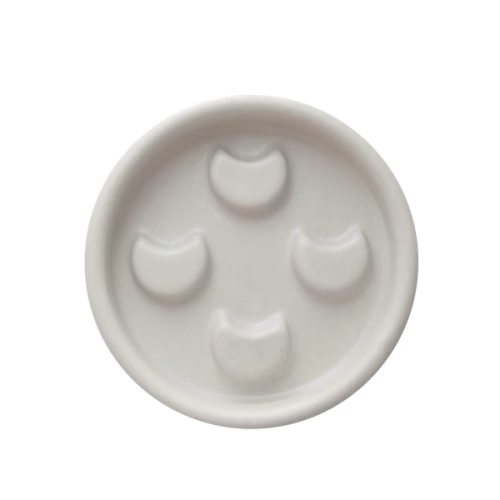 Mydelniczka ceramiczna Lunula ecru matowa Mydelniczka ceramiczna Mohani ecru matowa