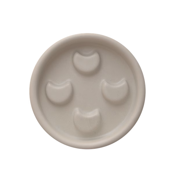 Mydelniczka ceramiczna Lunula szara matowa Mydelniczka ceramiczna Lunula szara matowa Mohani