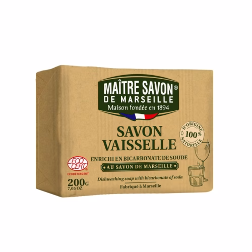Mydło do mycia naczyń Maitre Savon de Marseille z sodą oczyszczoną 200g