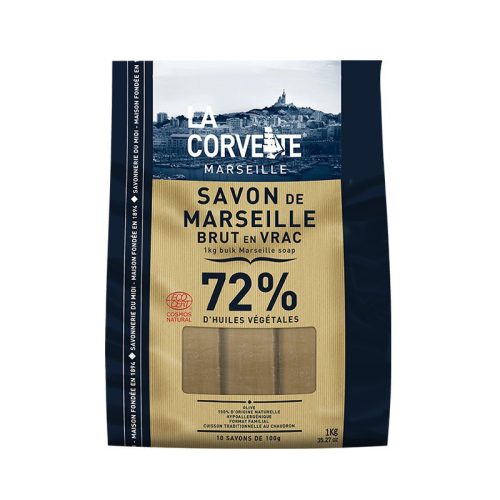 Mydło Marsylskie OLIWKA, ECOCERT, Duże opakowanie, 10x100g, La Corvette