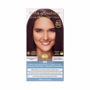 Naturalna farba do włosów Tints of Nature 4M średni mahoniowy brąz 130ml