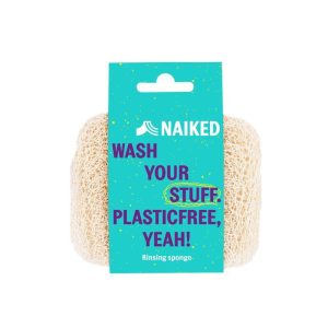 Naturalna gąbka roślinna do mycia naczyń, Luffa, NAIKED