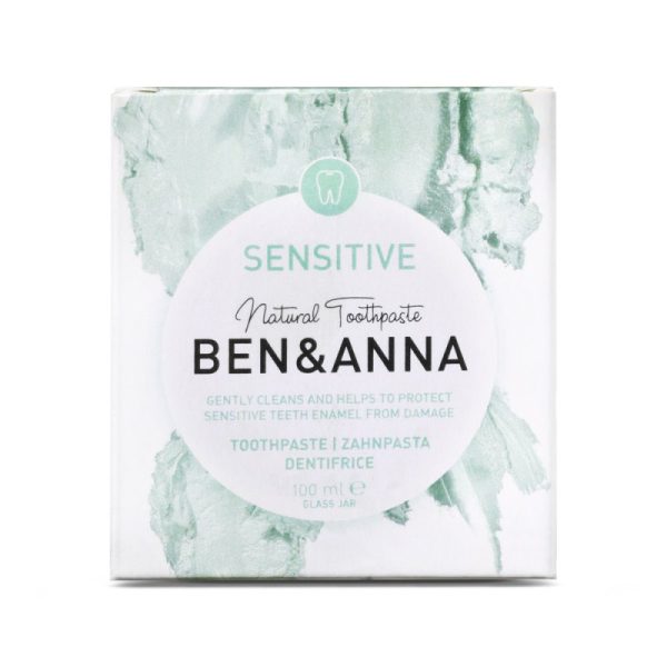 Naturalna pasta do wrażliwych zębów z rokitnikiem, rumiankiem i aloesem, SENSITIVE, ZERO WASTE, 100 ml, BEN&ANNA