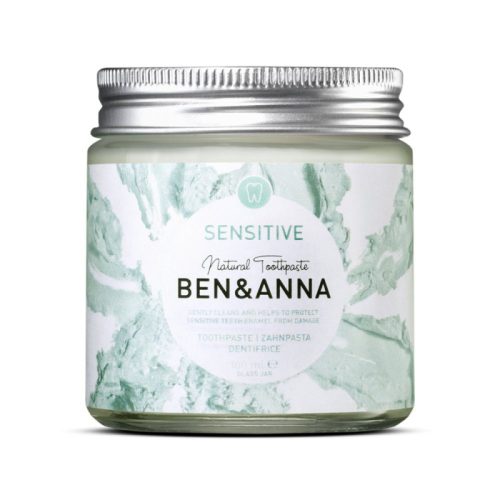 Naturalna pasta do wrażliwych zębów z rokitnikiem, rumiankiem i aloesem, SENSITIVE, ZERO WASTE, 100 ml, BEN&ANNA Naturalna pasta do wrażliwych zębów z rokitnikiem, rumiankiem i aloesem, SENSITIVE, ZERO WASTE, 100 ml, BEN&ANNA