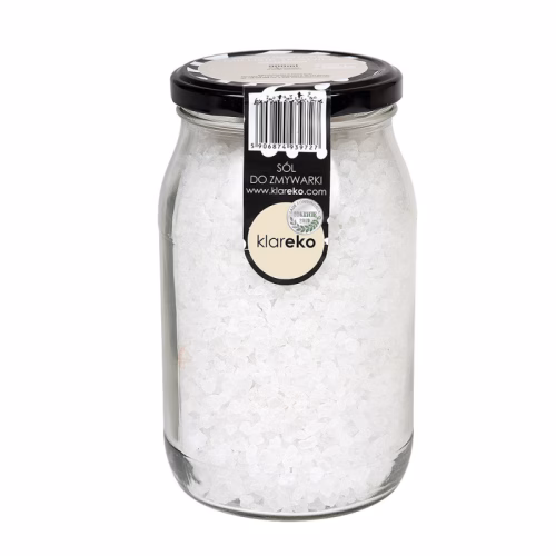 Naturalna sól do zmywarki, Bezzapachowa, 1 kg, Klareko Sól do zmywarki Klareko bezzapachowa 1kg