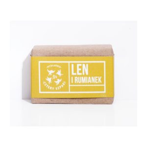 Naturalne mydło, Len i Rumianek, 110 g, Cztery Szpaki Naturalne mydło, Len i Rumianek, 110 g, Cztery Szpaki