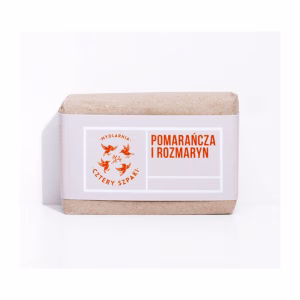 Mydło w kostce Cztery Szpaki pomarańcza rozmaryn 110g naturalne