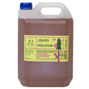 Naturalne mydło w płynie, Leśna Róża, uzupełnienie, 5l, Cztery Szpaki