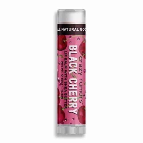 Naturalny balsam do ust Crazy Rumors - Black Cherry Balsam do ust Crazy Rumors Black Cherry z masłem shea i olejem makadamia