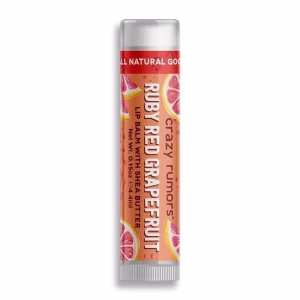 Naturalny balsam do ust Crazy Rumors Ruby Red Grapefruit z masłem shea