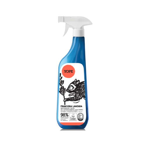 Naturalny płyn do czyszczenia łazienki, Francuska Lawenda, 750 ml, Yope Naturalny płyn do czyszczenia łazienki, Francuska Lawenda, 750 ml, Yope