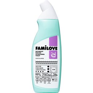 Naturalny płyn do czyszczenia toalet Familove, słoneczna lawenda, skutecznie usuwa kamień i zanieczyszczenia, 750ml, Yope