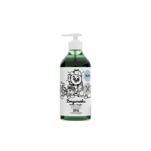 Naturalny płyn do mycia naczyń, bergamotka, werbena, bazylia, łagodzi podrażnienia i koi skórę dłoni, 750 ml, Yope Naturalny płyn do mycia naczyń, bergamotka, werbena, bazylia, łagodzi podrażnienia i koi skórę dłoni, 750 ml, Yope