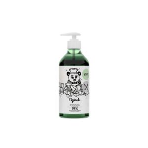 Naturalny płyn do mycia naczyń, ogórek, nawilża i koi skórę dłoni, 750 ml, Yope