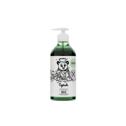 Naturalny płyn do mycia naczyń, ogórek, nawilża i koi skórę dłoni, 750 ml, Yope Naturalny płyn do mycia naczyń, ogórek, nawilża i koi skórę dłoni, 750 ml, Yope