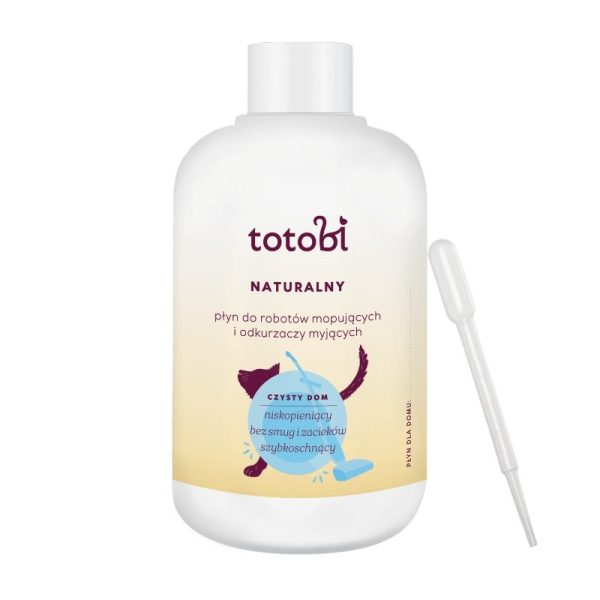 Naturalny płyn do robotów mopujących i odkurzaczy myjących, 500ml, Totobi (zdjęcie 2) Naturalny płyn do robotów mopujących i odkurzaczy myjących, 500ml, Totobi