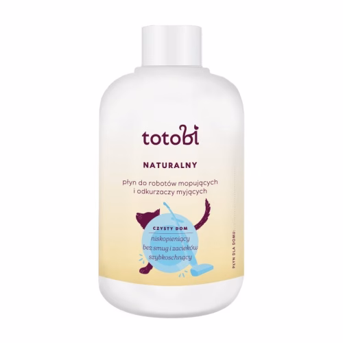 Naturalny płyn do robotów mopujących i odkurzaczy myjących, 500ml, Totobi Płyn do robotów mopujących Totobi naturalny 500ml