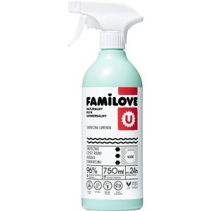 Naturalny płyn uniwersalny Familove, słoneczna lawenda, skutecznie czyści różne rodzaje powierzchni, 750ml, Yope