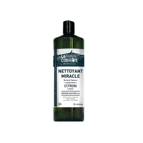 Naturalny środek czyszczący do wszystkich powierzchni , MIRACLE CYTRYNA, Ecocert, 1l, La Corvette Naturalny środek czyszczący do wszystkich powierzchni , MIRACLE CYTRYNA, Ecocert, 1l, La Corvette