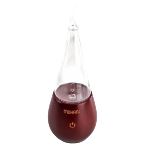 Nebulizator olejków eterycznych Mohani ciemne drewno szklany stożek