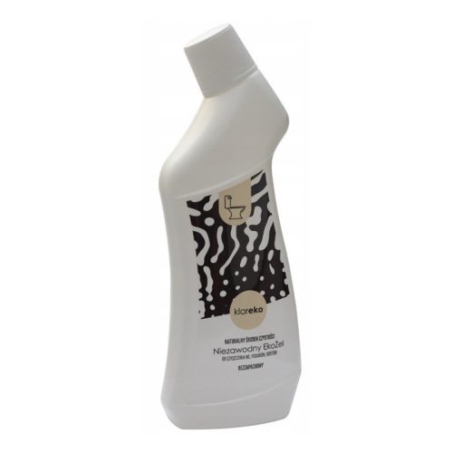 Niezawodny EkoŻel do WC, pisuarów, bidetów, bezzapachowy, butelka, 750 ml, Klareko