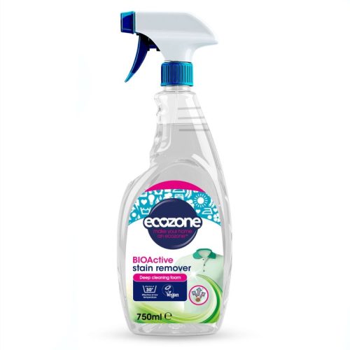 Odplamiacz do tkanin, BIOActive, piana do głębokiego czyszczenia, wegański, Allergy UK, 750ml, Ecozone