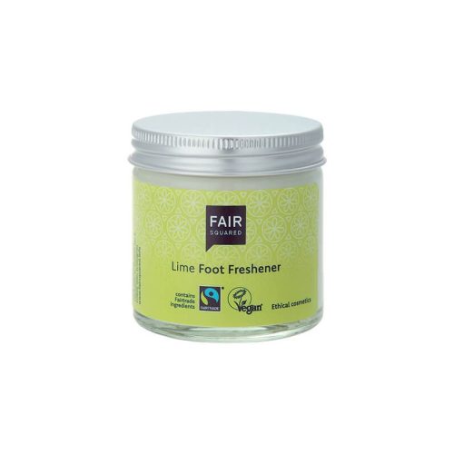 Odświeżacz do stóp, LIMONKA, z olejem arganowym, zmiękcza skórę stóp, certyfikowany FAIRTRADE, ZERO WASTE, 50ml, Fair Squared