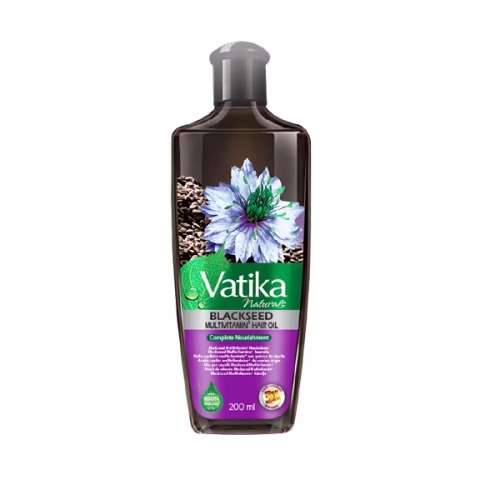 Odżywczy olejek do włosów Vatika- Czarnuszka 200 ml Odżywczy olejek do włosów Dabur Vatika z czarnuszką 200ml