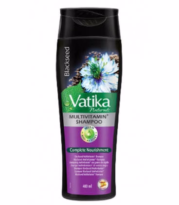 Odżywczy szampon Vatika- Czarnuszka 400ml Szampon Dabur Vatika z czarnuszką 400ml do włosów wrażliwych