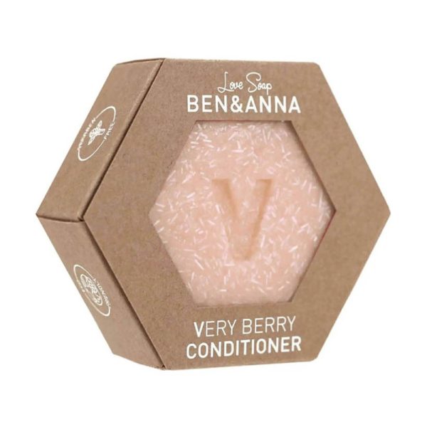 Odżywka wygładzająca do włosów, w kostce, VERY BERRY, Jagodowa, 60 g, BEN&ANNA