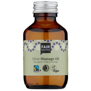 Olejek do masażu, OLIWKA, regeneracja skóry suchej i łuszczącej się, FAIRTRADE, ZERO WASTE, 100 ml, Fair Squared