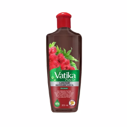 Olejek na porost włosów Vatika- Rycynowy 200ml Olejek do włosów Dabur Vatika rycynowy z olejem migdałów 200ml