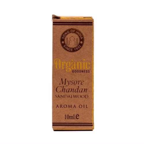 Olejek zapachowy - Mysore Chandan Sandalwood 10 ml Olejek zapachowy Song Of India Mysore Chandan Sandalwood 10ml