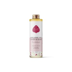 Organiczny olejek relaksujący Drzewo Sandałowe, do skóry i włosów, Zero Waste, 100 ml, Eliah Sahil
