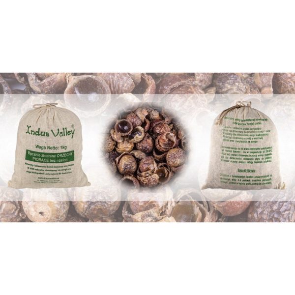 Orzechy piorące, z krystalicznie czystych terenów Doliny Indusu, świetna jakość, 1 kg, Indus Valley