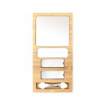 Paleta magnetyczna do makijażu DUO, bambusowa, z aplikatorem, ZAO