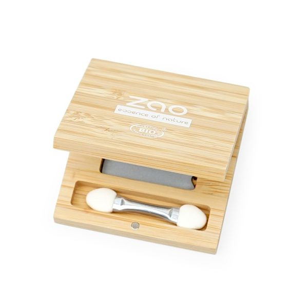 Paleta magnetyczna do makijażu DUO, bambusowa, z aplikatorem, ZAO (zdjęcie 3) Paleta magnetyczna do makijażu DUO, bambusowa, z aplikatorem, ZAO