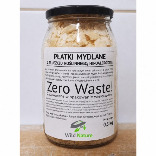 Płatki mydlane, OPAKOWANIE Z ODZYSKU, 0,3 kg, Wild Nature