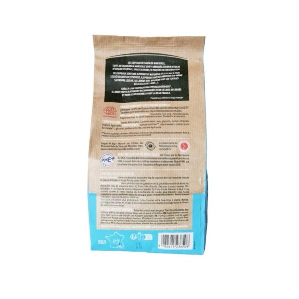 Płatki mydlane z mydła marsylskiego, NATURALNE, ECOCERT, 750 g, Maitre Savon de Marseille (zdjęcie 4) Płatki mydlane z mydła marsylskiego, NATURALNE, ECOCERT, 750 g, Maitre Savon de Marseille