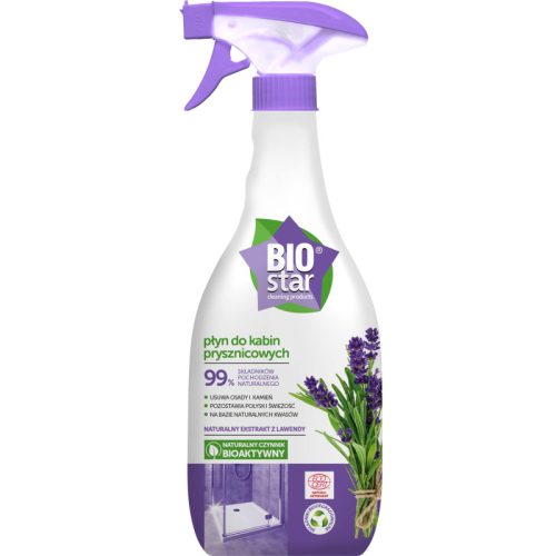Płyn do czyszczenia kabin prysznicowych, 700 ml, BIOstar Płyn do czyszczenia kabin prysznicowych, 700 ml, BIOstar