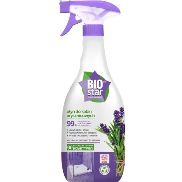 Płyn do czyszczenia kabin prysznicowych, 700 ml, BIOstar Płyn do czyszczenia kabin prysznicowych, 700 ml, BIOstar
