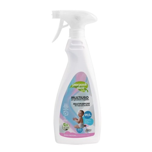 Płyn do czyszczenia zabawek i powierzchni, z którymi ma kontakt dziecko, bezzapachowy, 500 ml, Pierpaoli Ekos Baby Płyn do czyszczenia zabawek i powierzchni, z którymi ma kontakt dziecko, bezzapachowy, 500 ml, Pierpaoli Ekos Baby