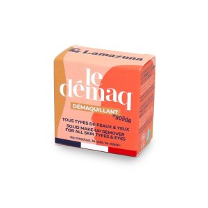 Płyn do demakijażu w kostce z olejkami jojoba i z pestek winogron, bezzapachowy, COSMOS ORGANIC, 30 ml, Lamazuna